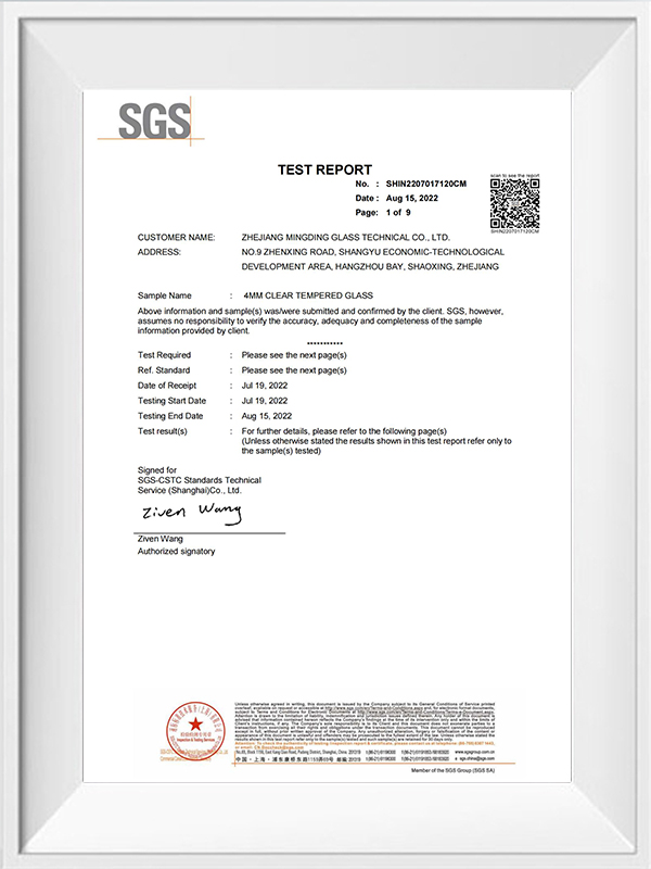 Zhejiang Minging Glass Technology Co., Ltd.